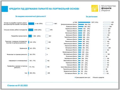 Банки видали 9 млрд грн кредитів під портфельні гарантії
