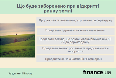 Кто и как сможет покупать землю в Украине (инфографика)