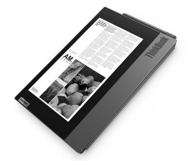 Lenovo показала ноутбук с дополнительным дисплеем на крышке (фото)