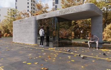 Українці розробили зупинки-укриття, які друкуватимуть на 3D-принтері (фото)