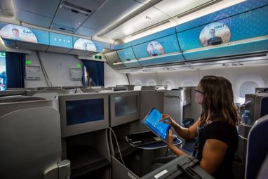 Airbus тестирует технологии «умного салона» на борту реального самолета (фото)