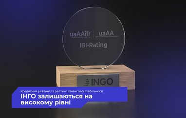 Кредитний рейтинг та рейтинг фінансової стабільності Інго залишаються на високому рівні