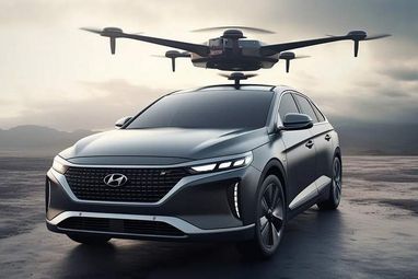 Hyundai отримала патент на дрон для доставки авто