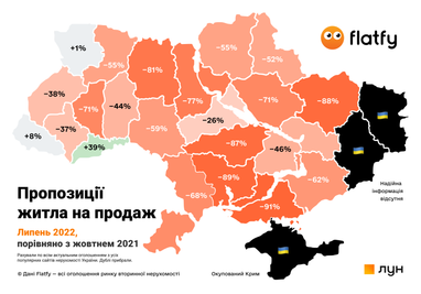 Где в Украине самые дешевые квартиры (инфографика)