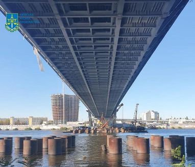 Строительство Подольского мостового перехода в Киеве: субподрядчика подозревают в присвоении 6 млн гривен