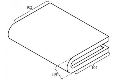 Apple подала патент смартфона-книжки с гибким дисплеем (фото)