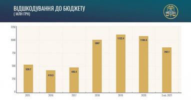 У 2021 році ДФС відшкодувала завдані державі збитки на 782 мільйона