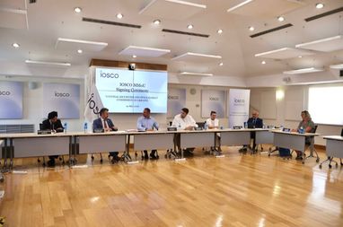 Церемония подписания прошла в штаб-квартире IOSCO в Мадриде. https://www.nssmc.gov.ua/