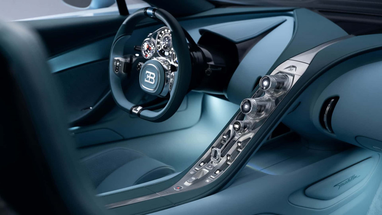 Новий Bugatti Tourbillon отримав унікальну панель приладів, як швейцарський годинник (фото)