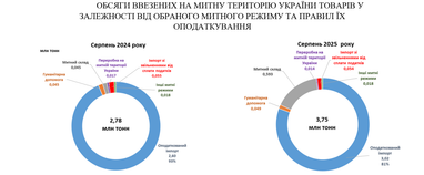У серпні імпорт в Україну зріс на 35%: що завозили найбільше