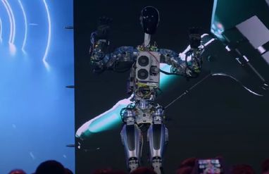 Tesla представила прототип робота-гуманоїда