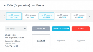 Windrose запустить щоденні рейси зі Львова до Києва