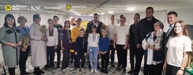 Благодаря благотворительному вкладу Райфа KSE Foundation отремонтировал укрытие в лицее на Полтавщине