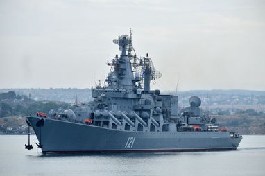 Forbes оценил стоимость подбитого крейсера «Москва» в 750 миллионов долларов