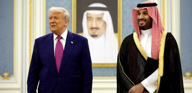 Президент США Дональд Трамп и наследный принц Саудовской Аравии Мухаммед ибн Салман 13 мая 2025 года в Эр-Рияде