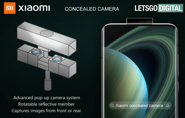 Xiaomi запатентувала висувну «дзеркальну» камеру для смартфонів