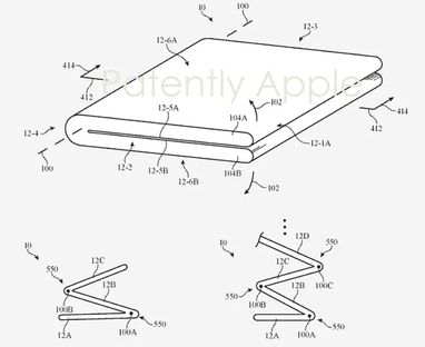 Apple запатентовала дизайн сгибаемого смартфона с оригинальной конструкцией