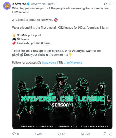 Toncoin компенсирует недавнее падение — XYZVerse запускает CS2 League с фондом 5,5 млн