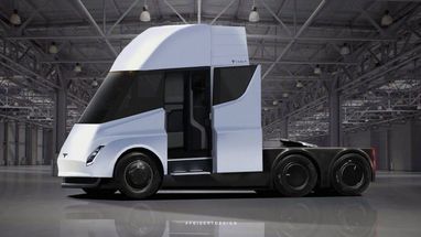 Свіжі рендери електровантажівки Tesla Semi