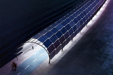 Велопешеходный тоннель из солнечных панелей: 1 км конструкции сможет обеспечить электроэнергией около 750 домов
