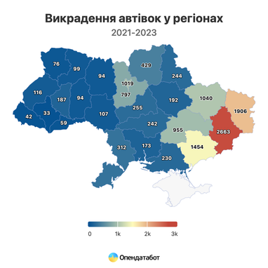 ВАЗ, Mercedes та Volkswagen: топ-авто, які викрадають в Україні у 2023 (інфографіка)