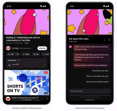YouTube тестує нові функції зі ШІ