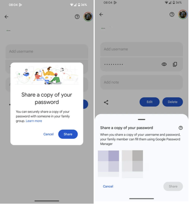 Google дозволив ділитися паролями з близькими