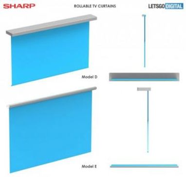 Sharp показала свій варіант телевізора-рулона (відео)