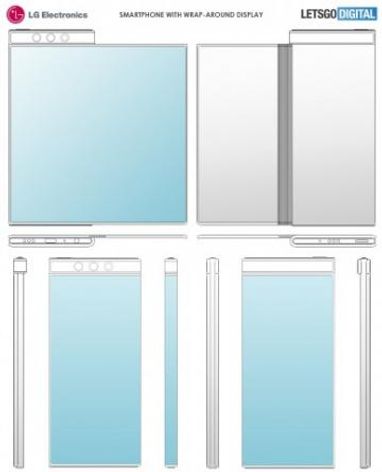 LG запатентувала смартфон з гнучким дисплеєм-обкладинкою
