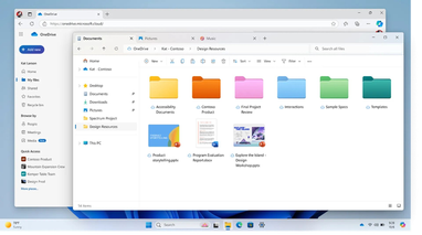 OneDrive отримує нові функції: покращений пошук, кольорові папки та мобільний застосунок