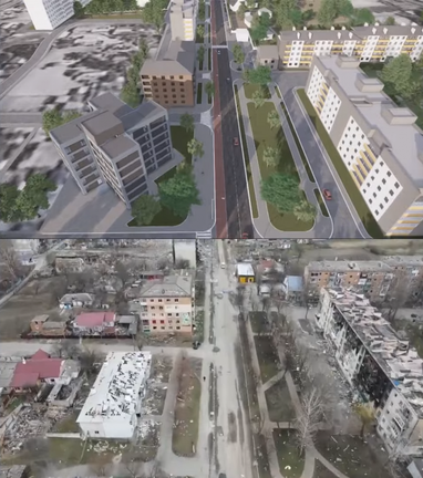 Архітектори розробили концепт відбудови Бородянки на Київшині (фото)