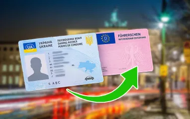 <i>Обмін українського посвідчення водія на німецьке</i>