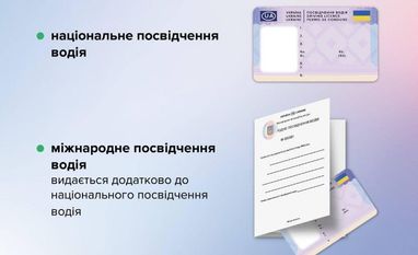 Українцям пояснили, чим національне посвідчення водія відрізняється від міжнародного (фото)