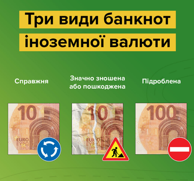 В НБУ розповіли, якою буває валюта: три види банкнот