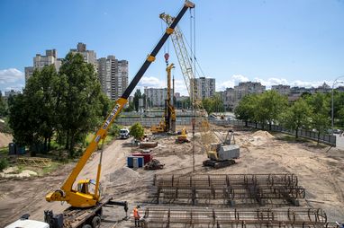 На Оболони начали строить новую двухуровневую развязку — Кличко