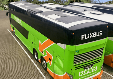 FlixBus оборудовал солнечными панелями междугородный автобус (фото)