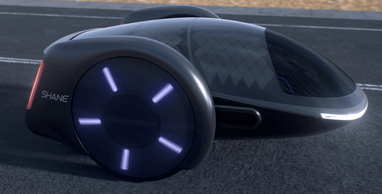 Два колеса и пять посадочных мест: в США представили инновационный электрокар (видео)