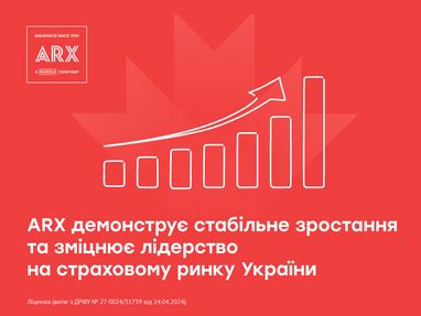 ARX демонстрирует стабильный рост и укрепляет лидерство на страховом рынке Украины
