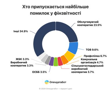 Які бізнеси найчастіше припускаються помилок у фінзвітності