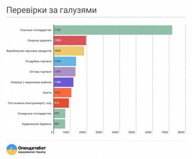 Бизнес ожидает почти 30 тысяч проверок (инфографика)