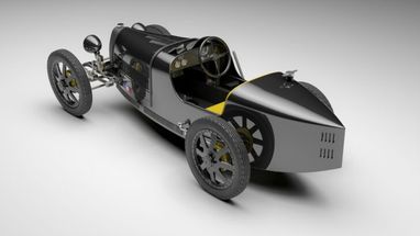 Bugatti представила двухместный автомобиль Baby II Carbon Edition