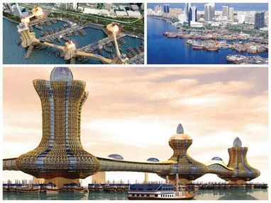 У Дубаї побудують неймовірне "місто Аладдіна" - з величезними вежами у вигляді лампи, глечика і флакона (ФОТО)