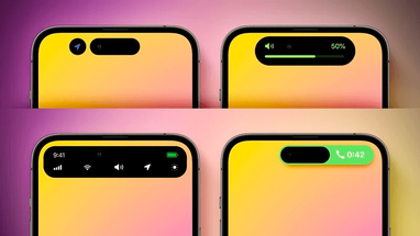 «Челка» iPhone: какие варианты рассматривали в Apple (фото)