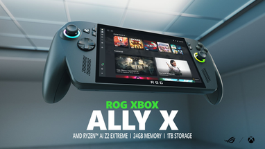 Microsoft представила портативну ігрову консоль ROG Xbox Ally