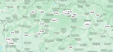 ціни на нерухомість в словаччині