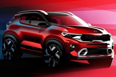 В Сети показали новые тизеры Kia Sonet