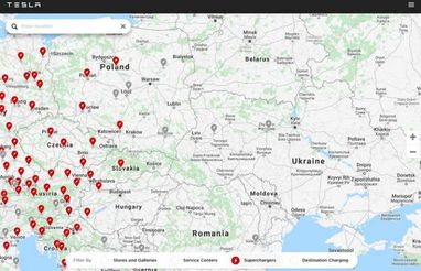 Маск анонсував появу Tesla Supercharger в Україні