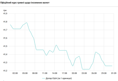 Продаж валюти на міжбанку в серпні скоротився на понад 20%