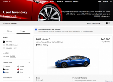 Tesla распродает подержанные авто с двухлетней гарантией