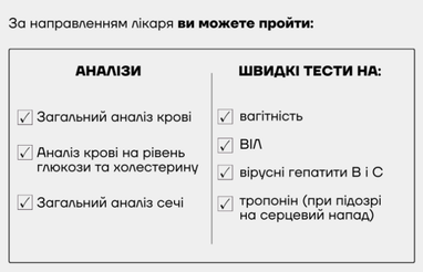 Какие обследования бесплатны у семейного врача (инфографика)